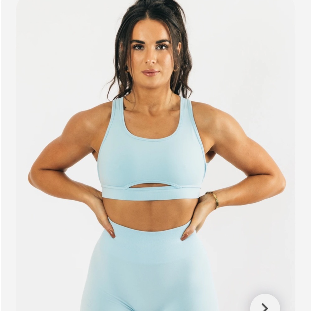 Alphalete Trinity Bra- Arctic Blue